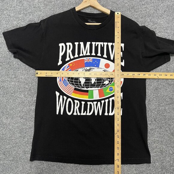 Primitive Worldwide Black T-Shirt Large - Picture 5 of 5